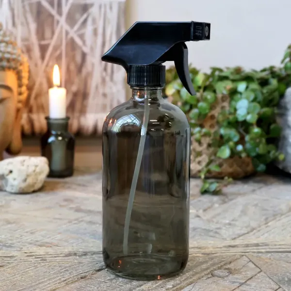 Spray Bottle in glass, Black - Chic Antique
