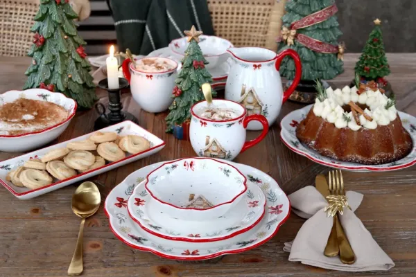 Assiett Chalet de Noël Cherry - Chic Antique