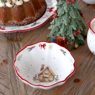 Bowl Chalet de Noël Cherry - Chic Antique