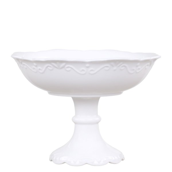 Porcelain bowl on foot, Provence - Chic Antique