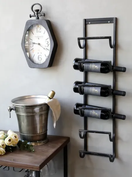 Wine rack Factory, antique black - Chic Antique