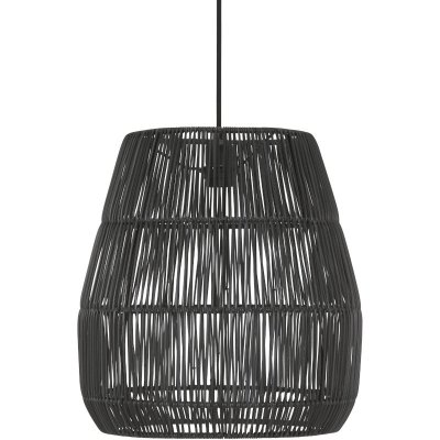 taklampa-saigon-38cm-konstrotting-svart