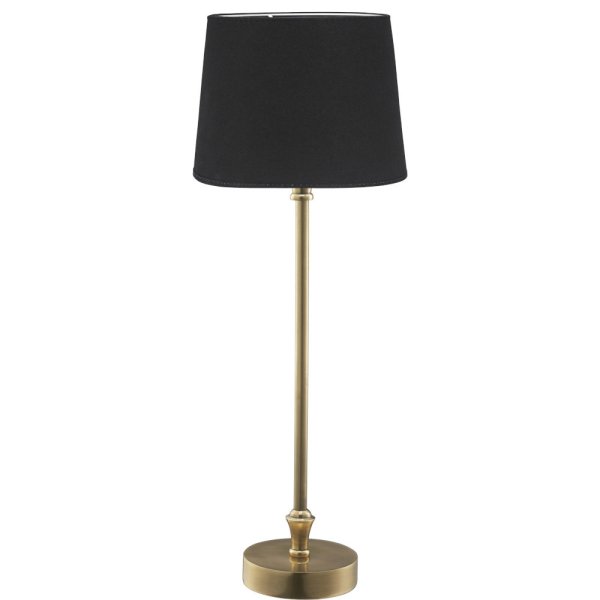 Bordslampa Liam inkl. skärm, Mässing & Svart - PR Home