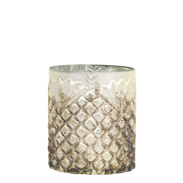 Ljuslykta Kotte, H15 cm, Antique Mocca - Chic Antique