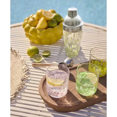 cocktail-shaker-in-mouth-blown-green-glass