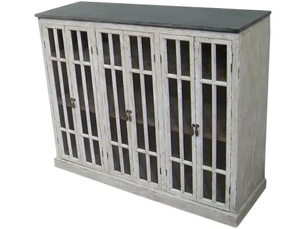 Vitrinskåp m. 6 luckor - Chic Antique