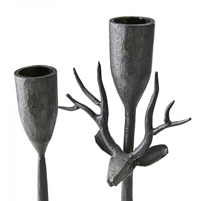 ljusstake-deer4-svart