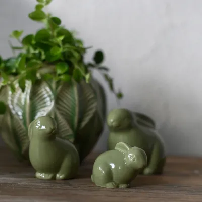 gröna-dekorationskaniner