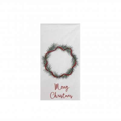 white-paper-napkin-with-fir-wreath