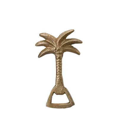 Bottle opener Ayra palm in antique gold from Wikholm Form.