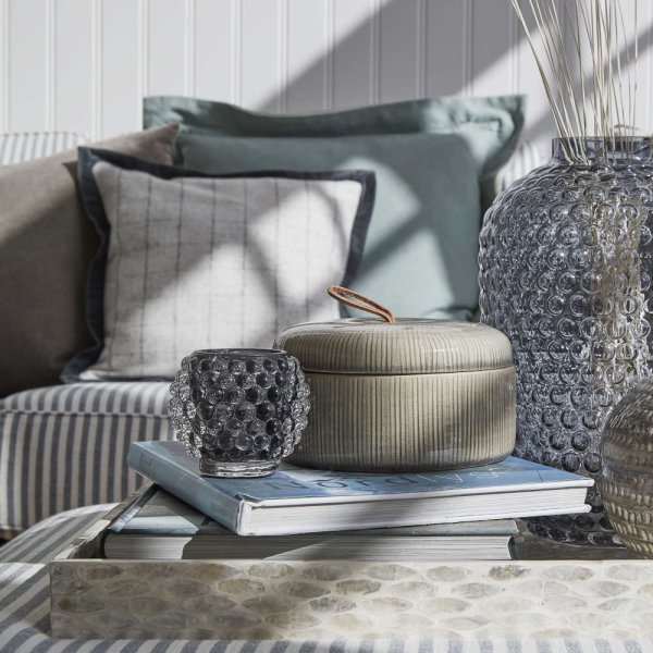 Votive Doria, Ø8,5 cm, Dark Grey - Lene Bjerre