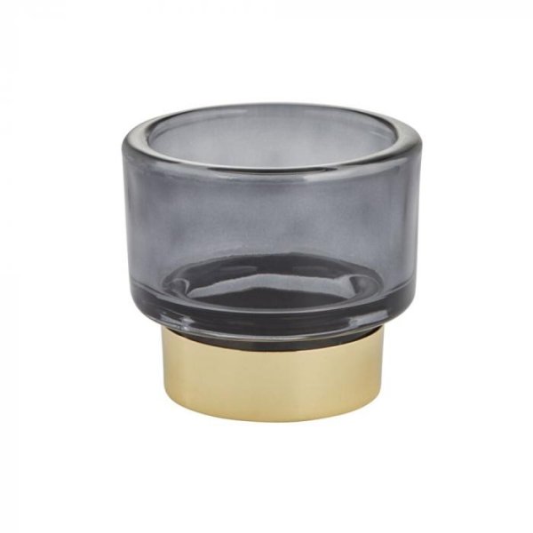 Votive Miy, H7,5 cm, Dark Grey & Light Gold - Lene Bjerre