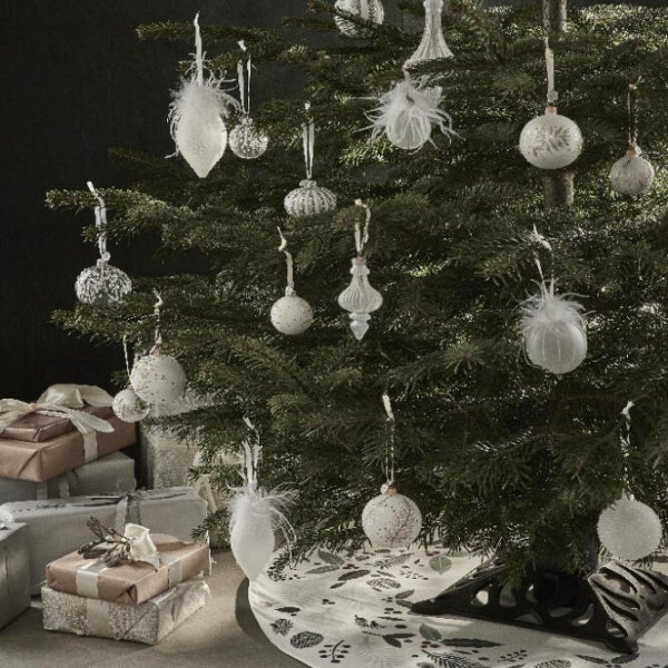 Christmas Ornament Norille, H16 cm, White - Lene Bjerre