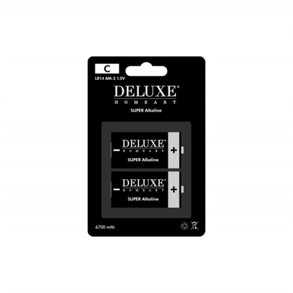 Batteri C, LR14, 2-pack - Deluxe Homeart