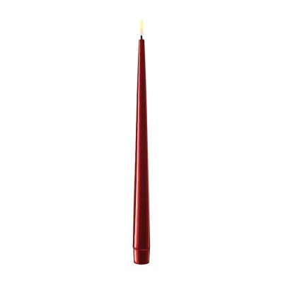LED-dinner-candle-glossy-h28cm-bordeaux