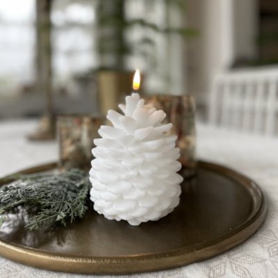 LED-candle-pine-cone-white