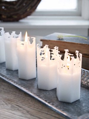 Spindelvävsljus-på-fat