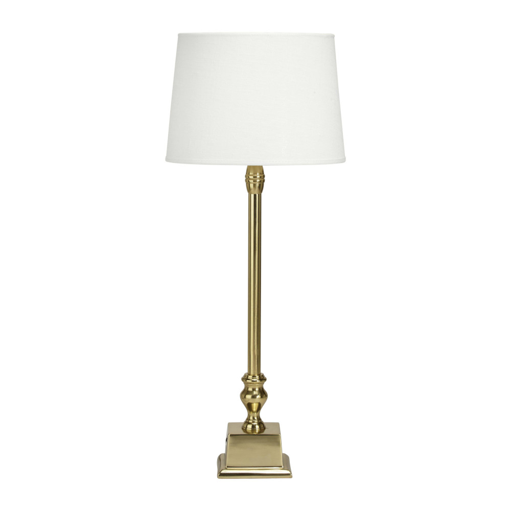 Bordslampa Linné H62 cm inkl. skärm, Guld & Offwhite - Pr Home